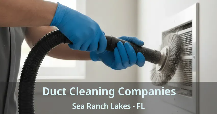 Duct Cleaning Companies Sea Ranch Lakes - FL