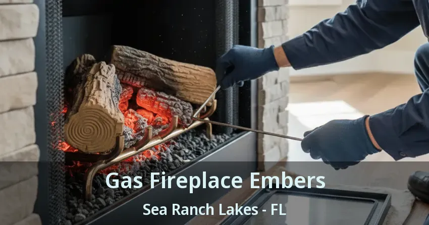 Gas Fireplace Embers Sea Ranch Lakes - FL